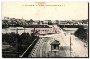 Old Postcard Saumur General view