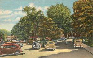 Autos 1940s Main Street South Plymouth New Hampshire Bisbee Teich 10769