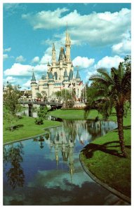 Cinderella Castle Walt Disney World Florida Postcard Posted 1970