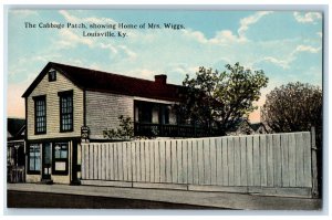 The Cabbage Patch Showing Home Of Mrs. Wiggs Louisville Kentucky KY Postcard