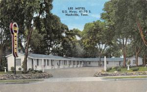 NASHVILLE, TN Tennessee  LEE MOTEL~Hwys 41-70  Roadside   c1940's Linen Postcard