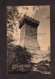 VT Ethan Allen Tower Burlington Vermont Postcard 1944 PC