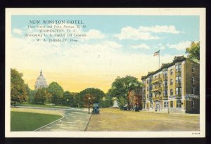 Early Washington, DC Postcard, New Winston Hotel