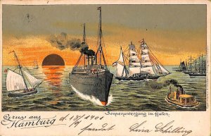 ab9202 - Postcards POSTCARD - GERMANY Germany - Greetings from Hamburg 1901-