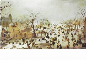 Winter by Hendrick Avercamp Rijks Museum Amsterdam 4 by 6