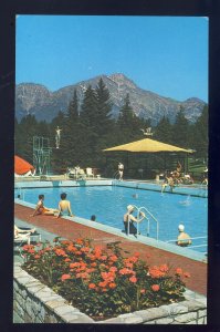 Jasper, Alberta, Canada Postcard, Swimming Pool, Jasper Park Lodge