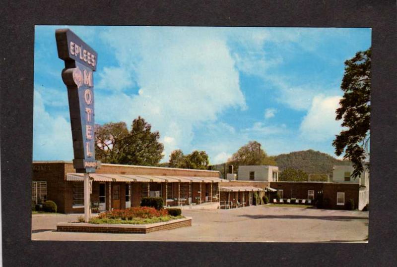 KY Eplees Eplee's Motel Berea Kentucky Cumberland Mountains Postcard