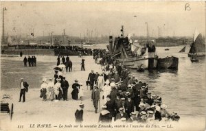 CPA Le HAVRE-La foule sur la nouvelle Estacade ouverte a l'occasion (348574)