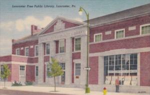 Pennsylvania Lancaster Free Public Library Curteich