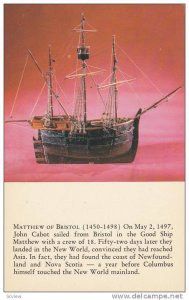 Good Ship Matthew of Bristol, Candiana Gallery of the Royal Ontario Musuem, U...