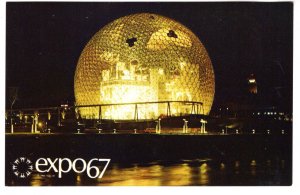 United States Pavilion at Night, Expo67, Montreal, Quebec