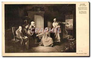 Old Postcard Fantasy Museum of Lyon Bonnefond The bad owner