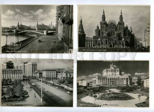 128184 Russia 1953 MOSCOW Collection 20 Photo Postcards