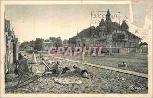 Postcard Old Riva Bella (Calvados) and the Casino Beach