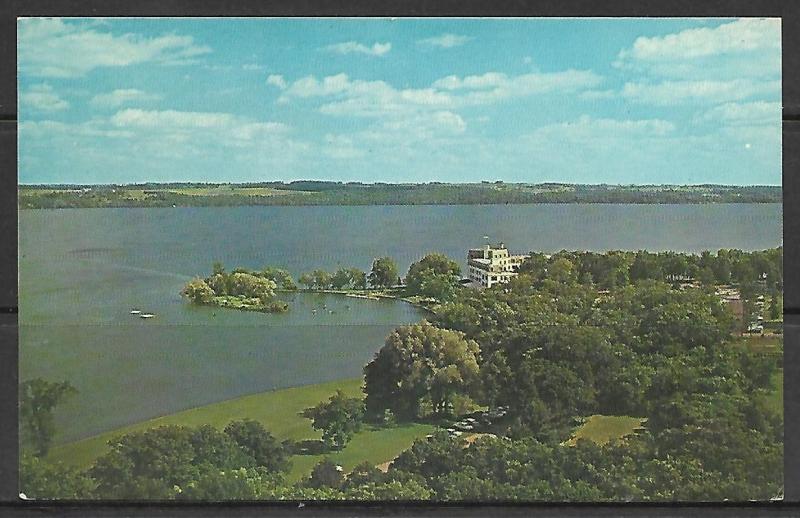 Wisconsin, Green Lake - Roger Williams Inn From Judson Tower - [WI-010]