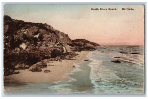 Bermuda Postcard South Shore Beach 1926 Handcolored Antique Posted