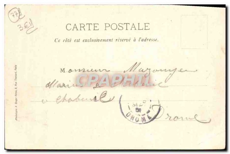 Old Postcard La Chapelle Boulevard D & # 39Anger