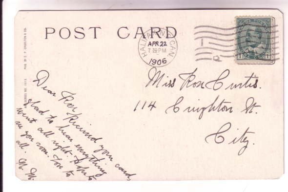 Art Series 1013, Cattle at Stream, Used 1906