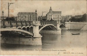 CPA GRENOBLE Pont de l'Esplanade et la Chambre de Commerce (685769)