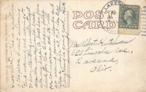 LAKESIDE OHIO-ROCKY SHORE 1920s POSTCARD