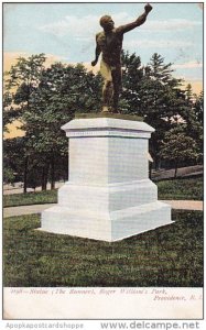 Rhode Island Providence Statue Roger William's Park
