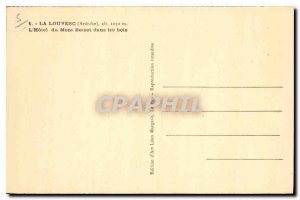 Postcard Old Louvesc the Ardeche Mount Besset Hotel in the woods