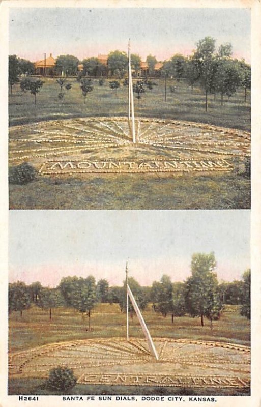Santa Fe sundials Dodge City Kansas