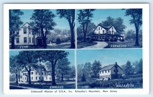 SCHOOLEY'S MOUNTAIN, New Jersey NJ ~ LIEBENZELL MISSION Morris County Postcard