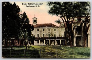 Porter Military Academy Charleston South Carolina SC Grounds And Trees Postcard