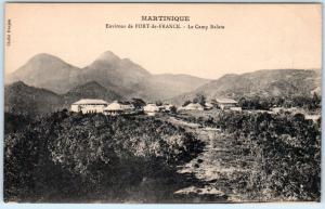 MARTINIQUE, West Indies W.I.  Fort de France area LE CAMP BALATA c1910s Postcard