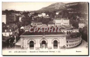 Old Postcard Aix les Bains Set the Spa Establishment