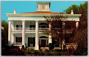 Vtg Natchez Mississippi MS D'Evereux TB Buckles Home Residence 1960s Postcard