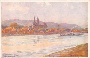 B98916 klosterneuburg  painting postcard germany   ship bateaux