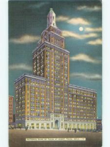 Linen BANK BUILDING Tulsa Oklahoma OK E4916