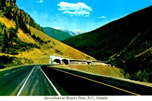 Canada - BC, Rogers Pass. Snow Sheds