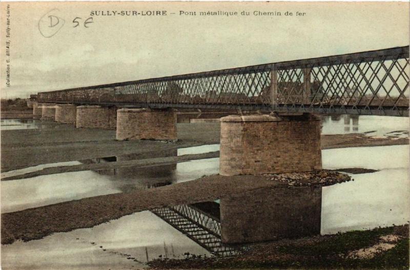 CPA SULLY-sur-LOIRE Pont métallique du Chemin de Fer (607801)