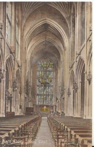 Somerset Postcard - Bath Abbey - Nave East - Ref TZ5578