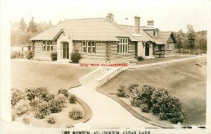 CA, Clear Lake, California, Museum and Auditorium, RPPC