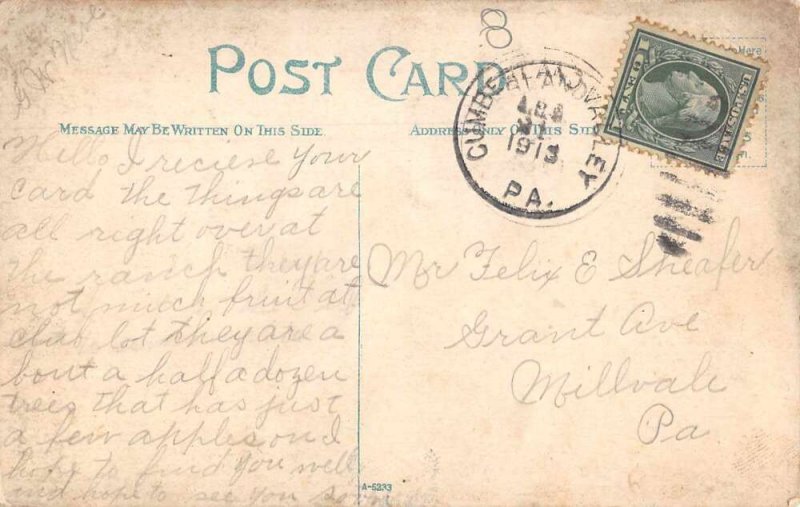 Cumberland Maryland Post Office Court House Fire Dept Postal AA11331 