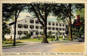 Colonial Hotel  - Florence, South Carolina SC  