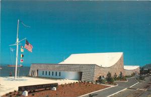 Columbia River Maritime Museum Astoria Oregon OR American Flag Postcard