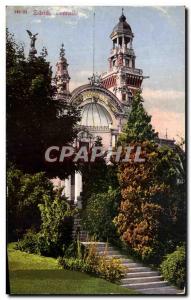 Postcard Old Zurich Tonhalle