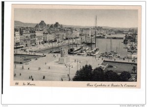 LE HAVRE, Seine Maritime, France, 1900-1910's; Place Gambella Et Bassin Du Co...