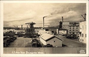 Bremerton Washington WA Navy Yard Ellis 3154 Real Photo Postcard