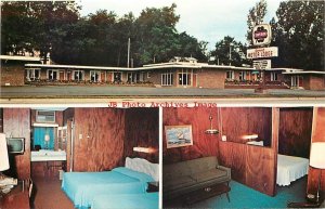 MN, Rochester, Minnesota, Wood Motor Lodge Motel, Multi-View, Dexter No 15265C