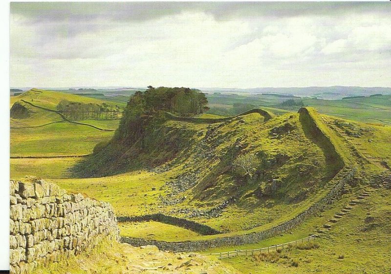 Northumberland Postcard - Hadrian's Wall - Housesteads Roman Fort  AB157