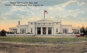 Atlanta Georgia 1914 Postcard Capitol City Country Club Golf