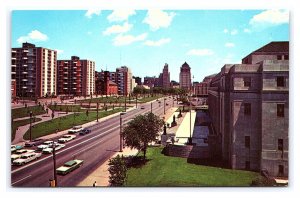 Greetings From Downtown St. Louis MO. Missouri East On Market Street Postcard 