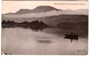 Real Photo, Ben Lomond, Mist from Luss, Dunbartonshire, Scotland