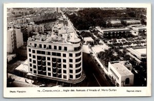 Casablanca  Morocco  General D'Amade Avenue    Postcard